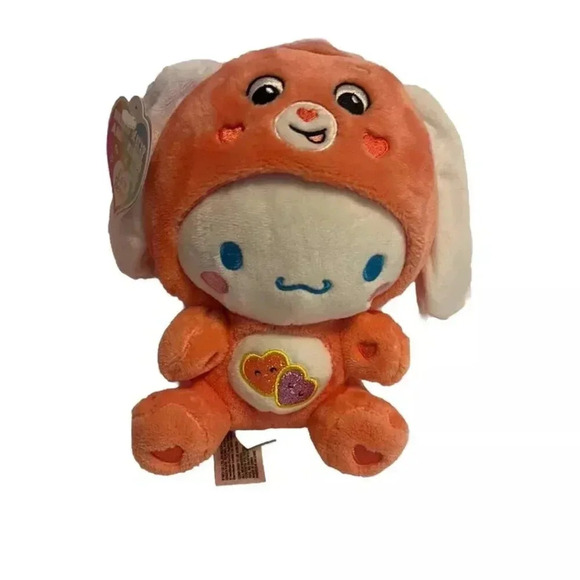 NEW 3 Sanrio Hello Kitty Cinnamoroll Badtz-Maru X Care Bears 10" Limited Plush - Picture 4 of 7